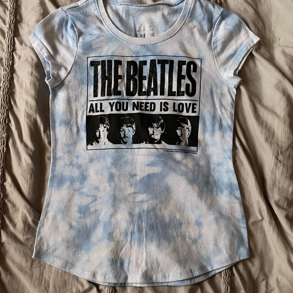 Beatles Glitter Graphic Tee